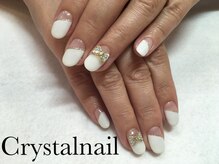 クリスタルネイル ボンベルタ橘店(CRYSTAL NAIL)/フレンチネイル