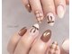 カルアネイル(Calua nail)の写真/大人可愛いショートネイルの宝庫！先取り秋のマグネットネイルで秋支度を♪