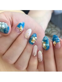 クラッシュデニムネイル