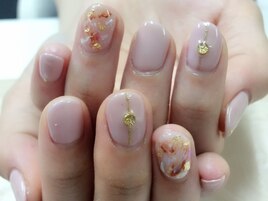 大理石風ネイル