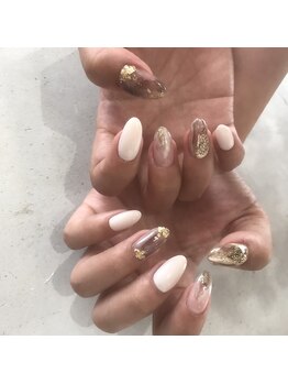 シンプルニュアンスネイル☆