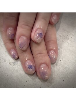 水彩アートネイル