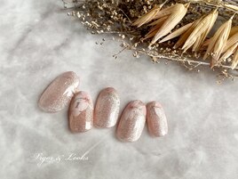 桜ネイル　マグネット　ミラー