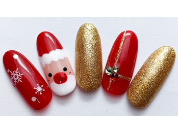 ネイルサロンアジアン 池袋店/クリスマス限定デザイン