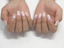 ネイルトゥルー 表参道(nailTRUE)/艶感ミラーネイル