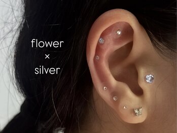 ブルー(BLUE)/耳ツボジュエリー★design¥4,000