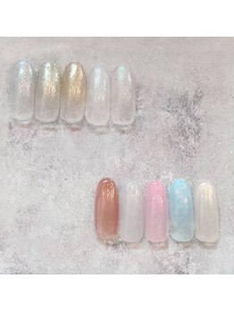 ナチュラルネイル・限定ラメグラ