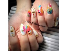 ネイルサロンアンドスクールエムズブロッサム(Nailsalon & school M's Blossom)/スカルプアート込コース