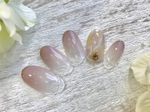 ネイルサロン クイル(QUILL)/１１月シンプルアート（１）