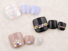 定額フットアートも豊富！