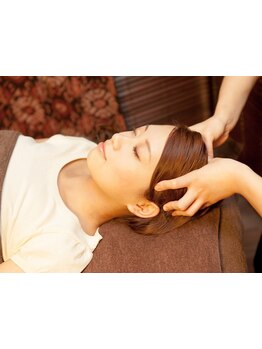 ヘッドスパで癒されたい