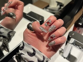 【miuネイル】埋めつくしネイル