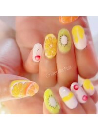 【自爪ジェルネイル】