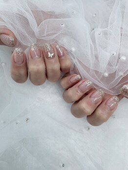 メル ネイル(Mel nail)/ラメグラデ