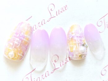 ティアラリュクス 東林間店(Tiara Luxe)/ツイードネイル
