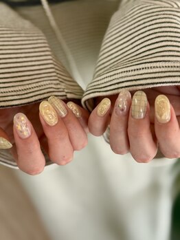 ブランネイル(blanc nail)/cream yellow