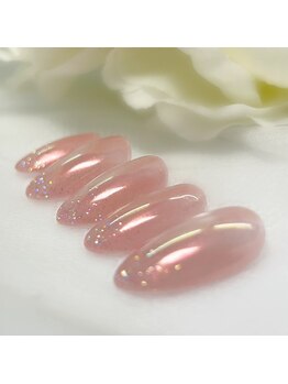 アウラネイルズ(aura nails)の写真/【約100種類から選べるワンカラー￥6,050】指先からお洒落と女性らしさを★何度も通いたくなる人気サロン!