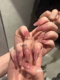 シンプルネイル×スカルプ