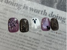 アイネイルズ 横浜EAST店(I-nails)/手描きおばけネイル