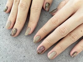 マグネット×フラッシュネイル