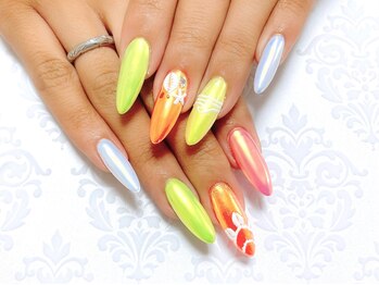 サマーマリンネイル