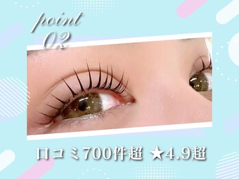 ビューティー ルーム フルフィル アイラッシュ(beauty room fulfill)/２．口コミ700件超 ★4.9超