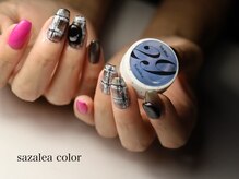 ネイル トモダ(nail Tomoda)/clear checked