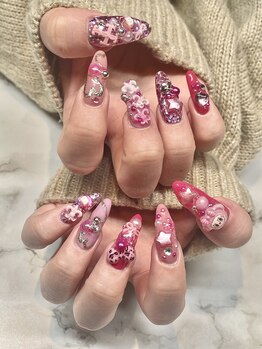 ビーメルシー 天満橋(bea.merci)/ピンクギャルネイル♪