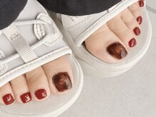 ネイルビジョルノ つくばみどりの店(Nail Begiorno)/フットネイル　ニュアンス