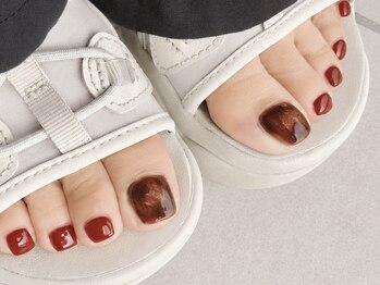 ネイルビジョルノ つくばみどりの店(Nail Begiorno)/フットネイル ニュアンス