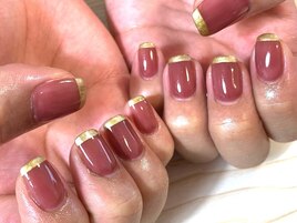 ワンカラー＋フレンチ