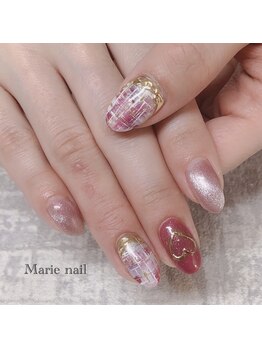 マリーネイル(Marie nail)/#1月冬限定ネイル