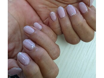バニラ(Vanilla)/シンプルネイル