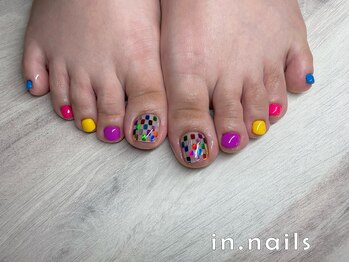 フットネイル ミラーボール