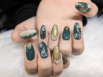 しゅくる/成人式ネイル