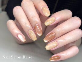 マグネットネイル/細フレンチ