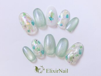 エリクサーネイル 西武新宿(Elixir Nail)/定額a シンプル/クーポン使用
