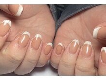 ミアネイル 蕨店(mia nail)/フレンチ＋ベースカラー追加