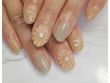 チェリー(Cherry)/【ぷっくりフラワーネイル】