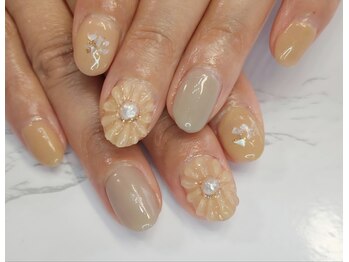 チェリー(Cherry)/【ぷっくりフラワーネイル】