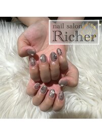 ジェル選べるワンホンアート