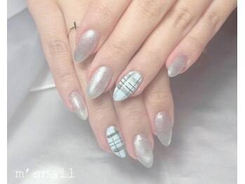 チェックネイル