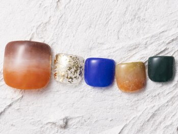 ジェミーネイル エビス(Jemiy nail ebisu)/ニュアンス秋オレンジ10480yen