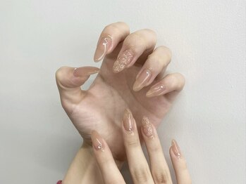 インザピンクリリー(in the pink LILY)/キルティング/ベージュネイル