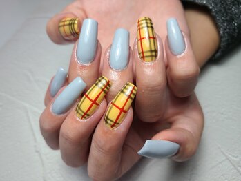 チェックネイル