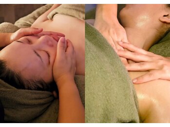 ルチェア(Lucea)の写真/オールハンドで首・肩・顔ほぐす◎めぐり整えリフトアップ＆小顔効果実感♪水光肌フェイシャル60分4500円