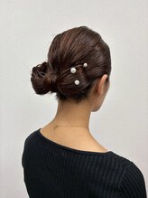 ミカヅキ 赤坂/リボンシニヨンアレンジセット！