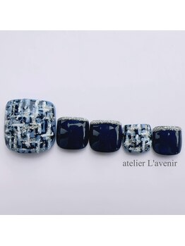 アトリエラブニール/ツイードネイル