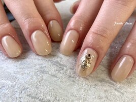 オフィス金箔ネイル