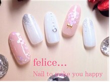 ネイルサロン フェリーチェ(felice)/【定額ネイル】¥7980
